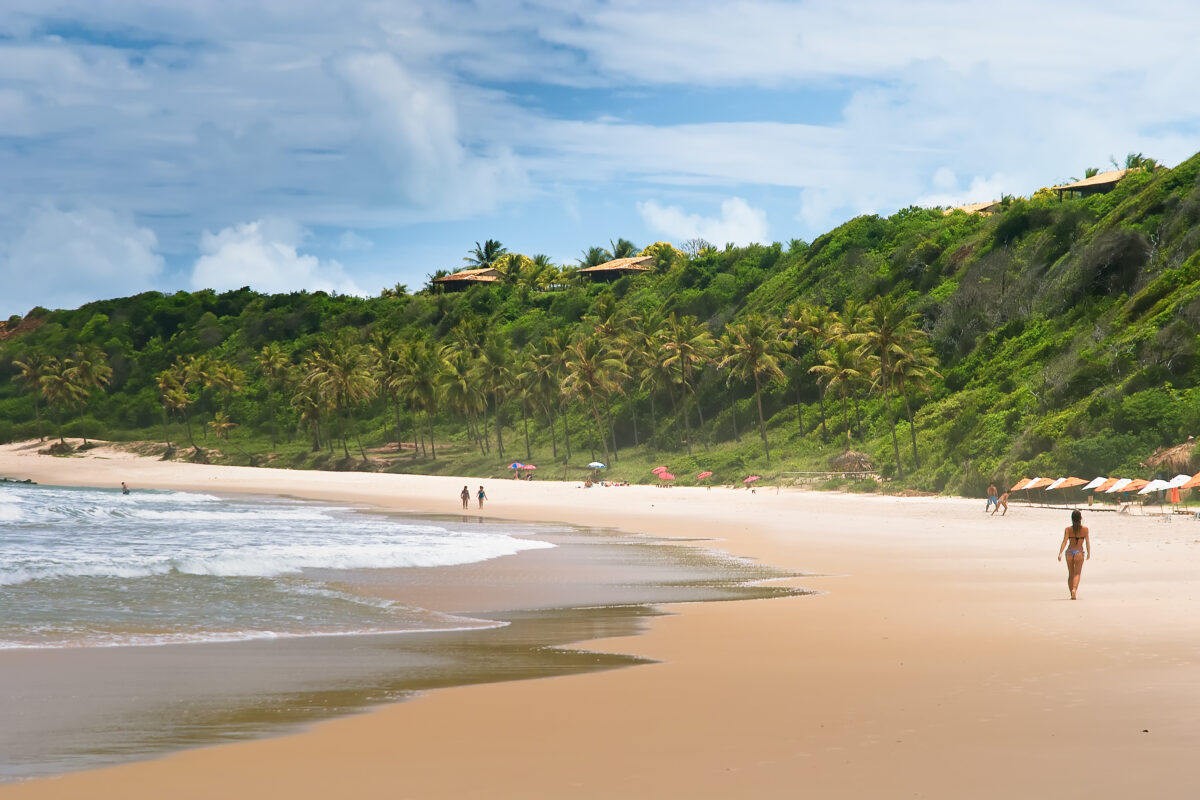Praia do amor, Brazil. Love's beach, Praia do Pipa. Brazil