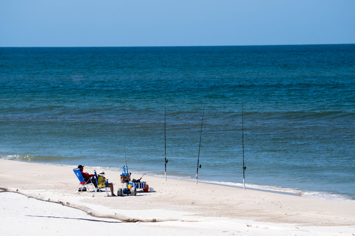 fishing poles by the water_Cape San Blas_Florida_Brandy Jo Hastings_