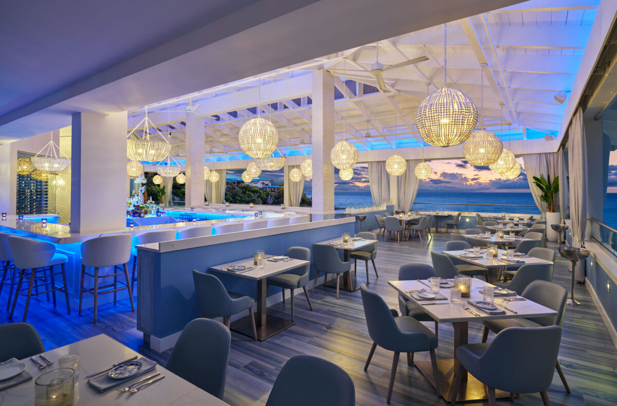 Isla Blue Rooftop restaurant at Buoy Haus Beach Resort St. Thomas, Autograph Collection