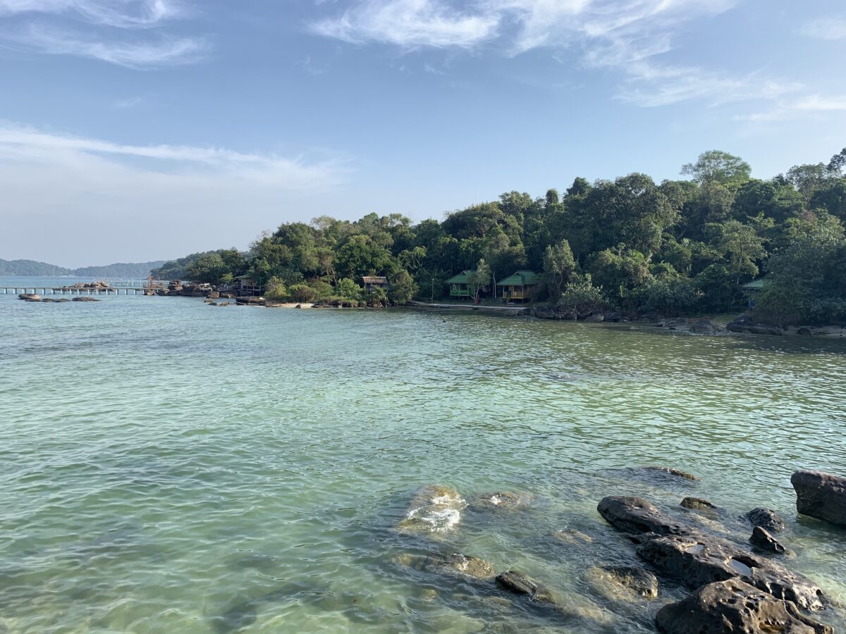 between islands