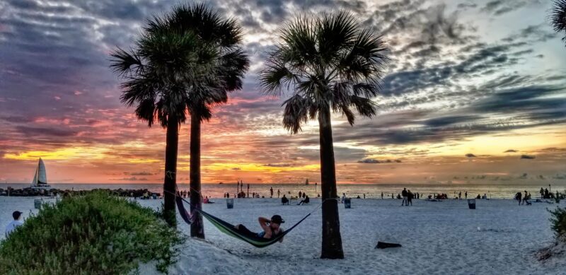clearwater florida beach sunset