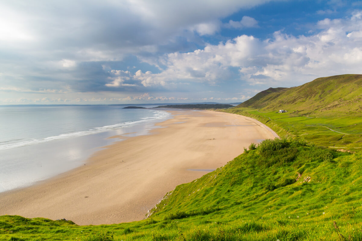 Rhossili Bay Beach, Swansea