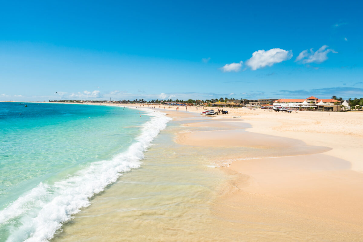 Santa Maria beach in Sal Cape Verde