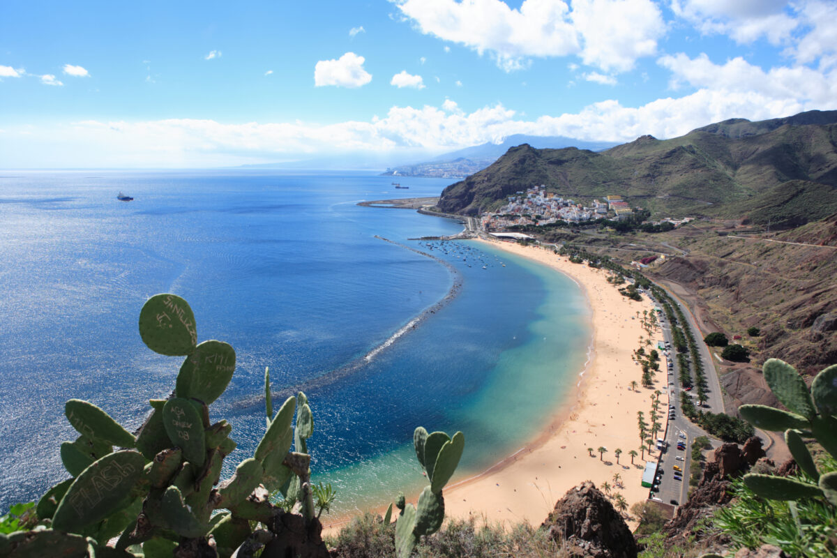 Playa de las Teresitas, Spain,Tenerife