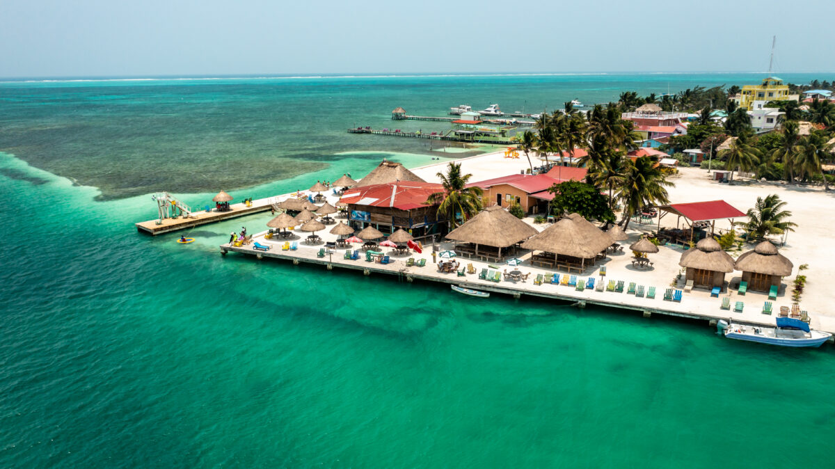 Aerial-Caye Caulker - The Split_0396