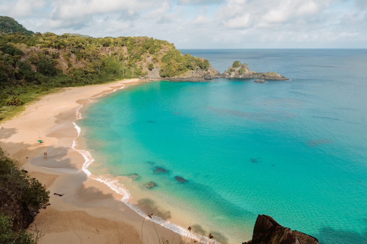Baia do Sancho seen from above