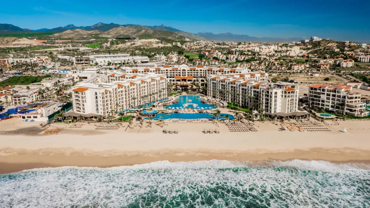 aerial of Hyatt Ziva Los Cabos