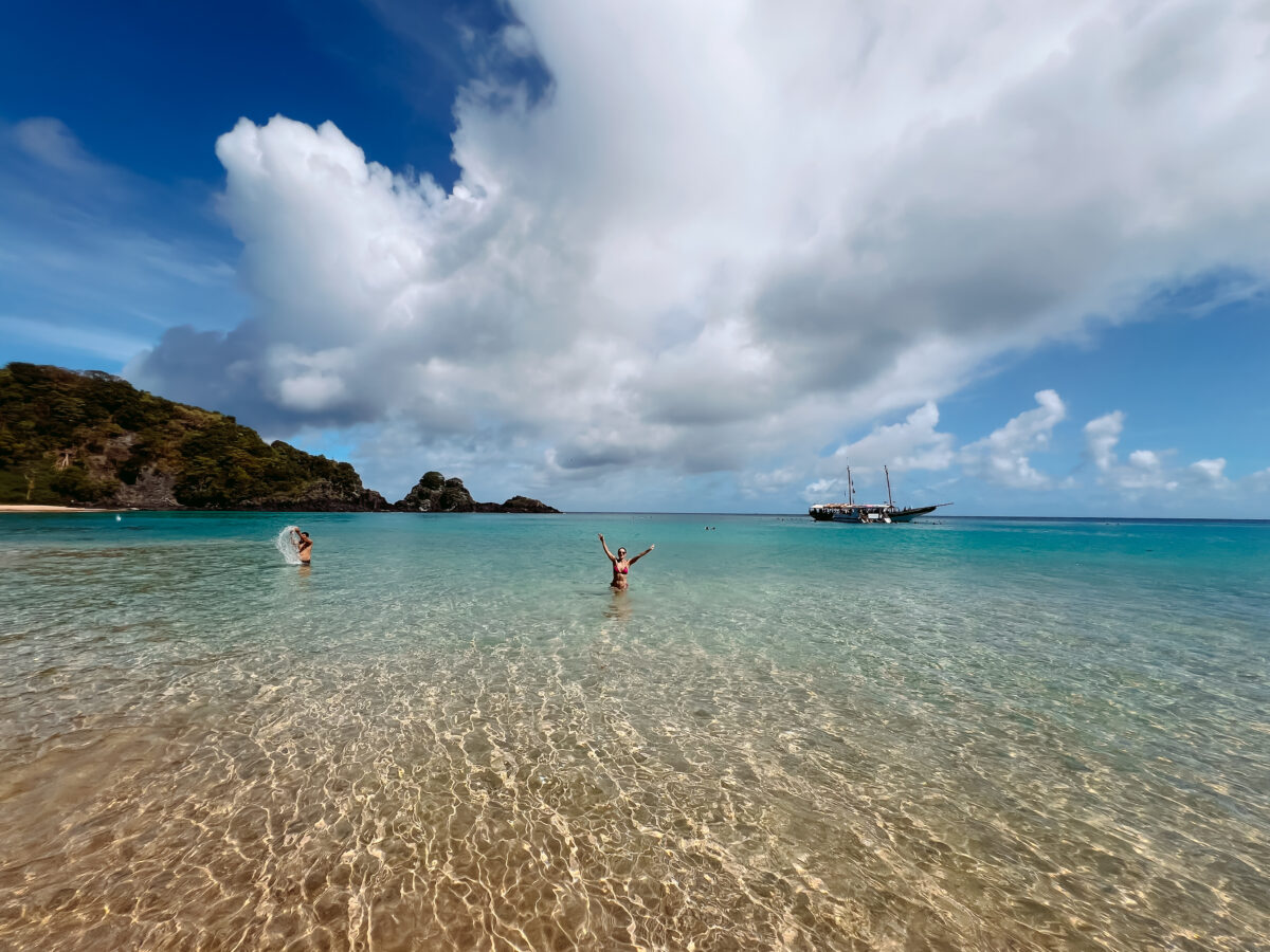 The water at Baia do Sancho