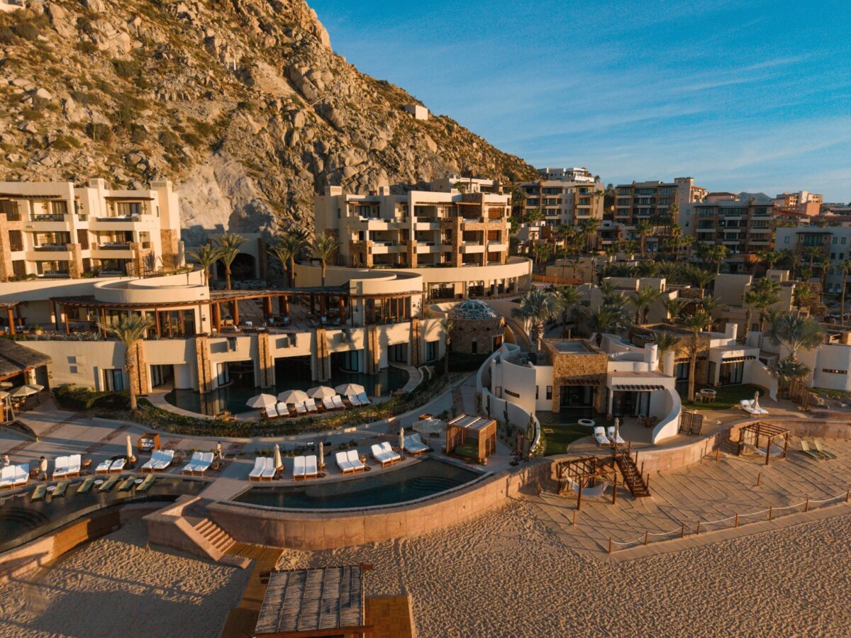 aerial of Waldorf Astoria Los Cabos Pedregal