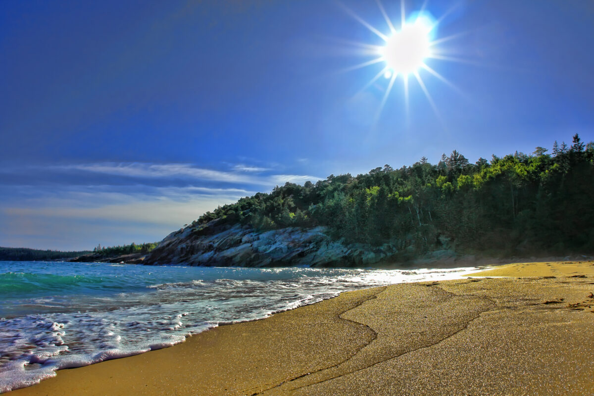 Sand Beach in Acadia National Park
