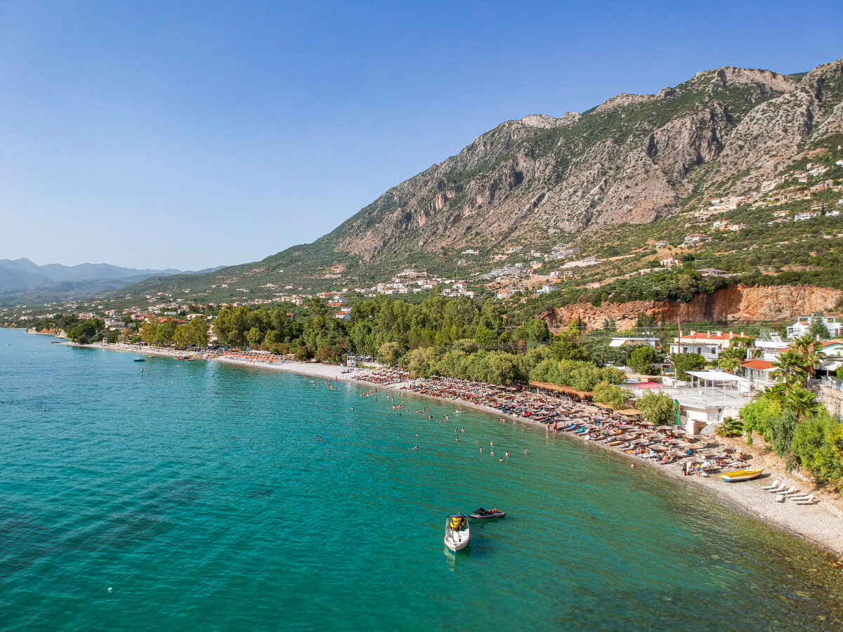 almyros beach messinia greece