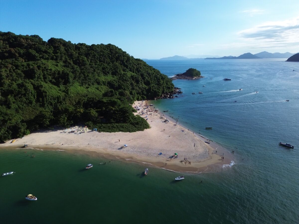 Prumirim Beach and Prumirim Island, Ubatuba