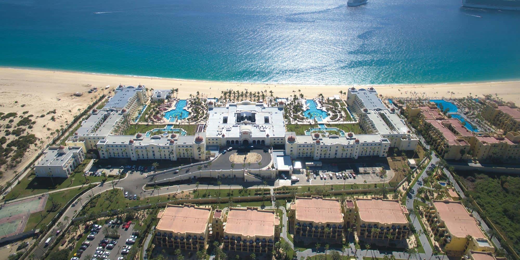 aerial of Hotel Riu Palace Cabo San Lucas