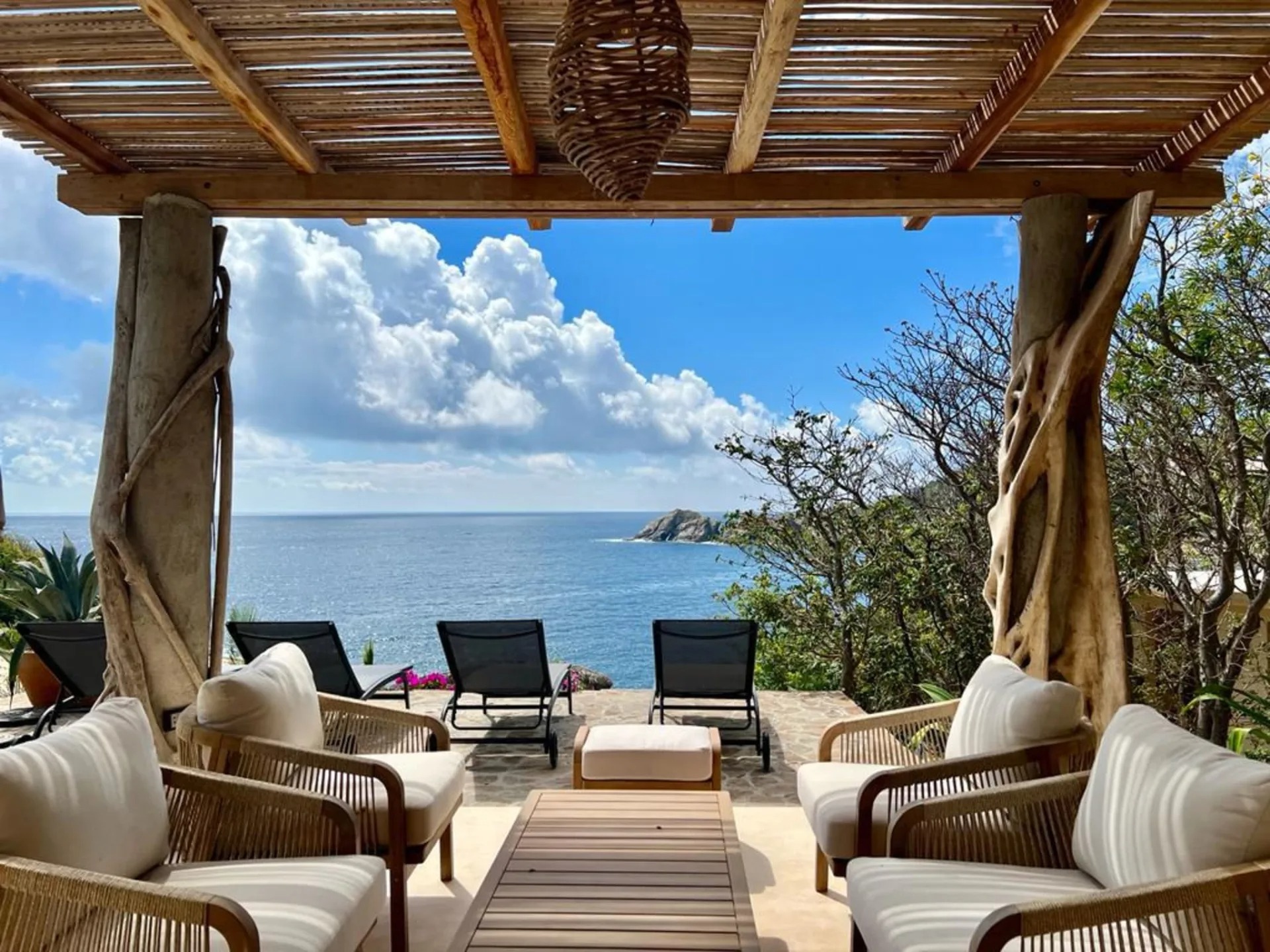 outdoor space at Casa Baori