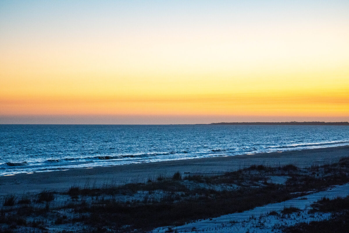 orange sky at sunset_Indian Pass_Port St Joe_Florida_Brandy Jo Hastings_