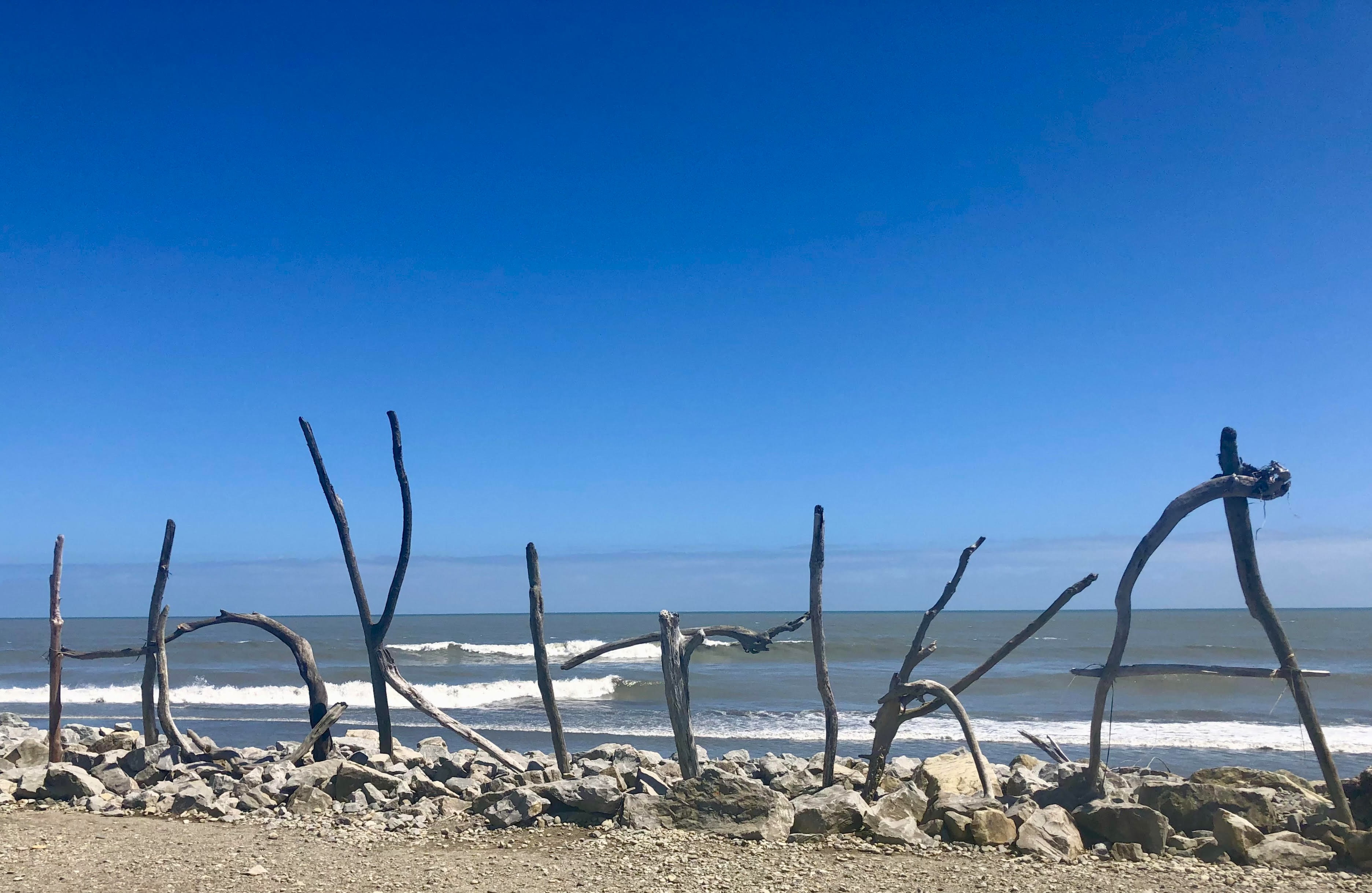 Hokitika New Zealand beach