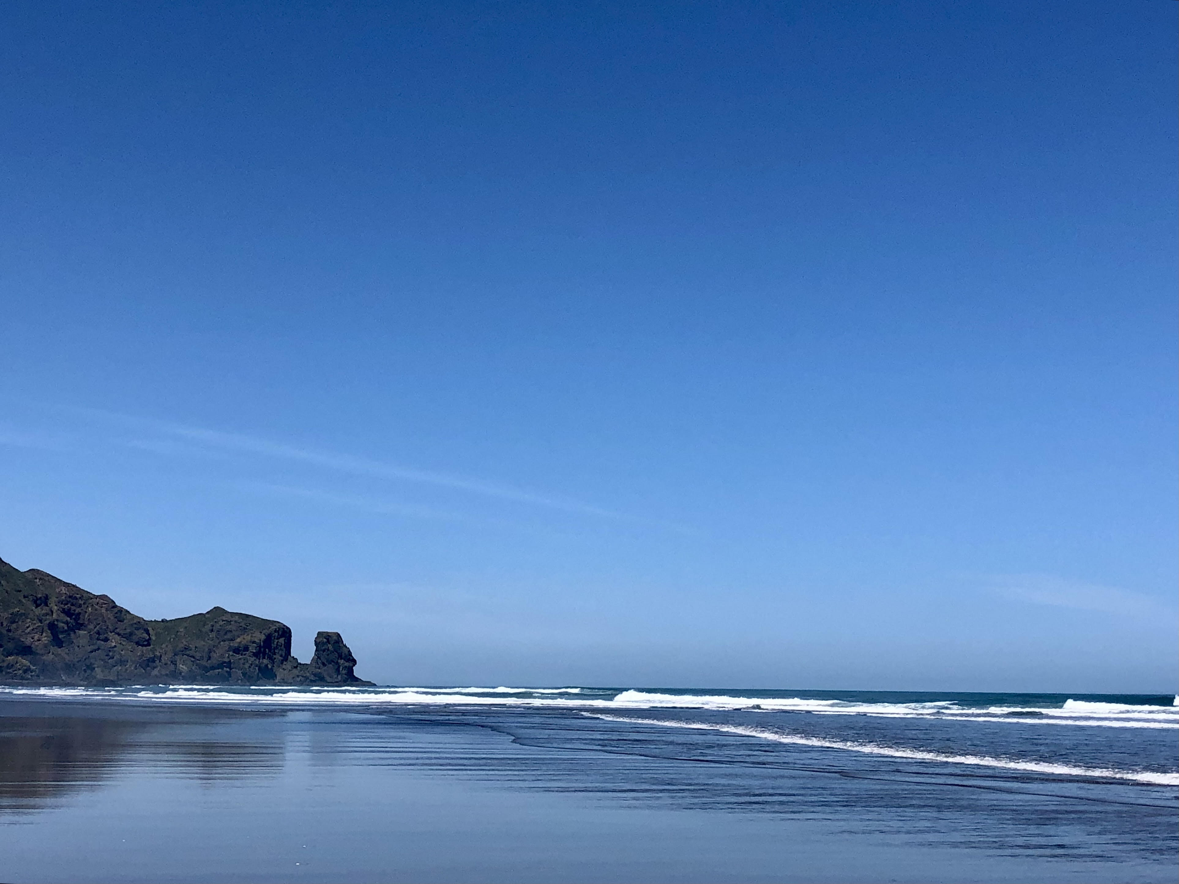 Waitekere New Zealand beach