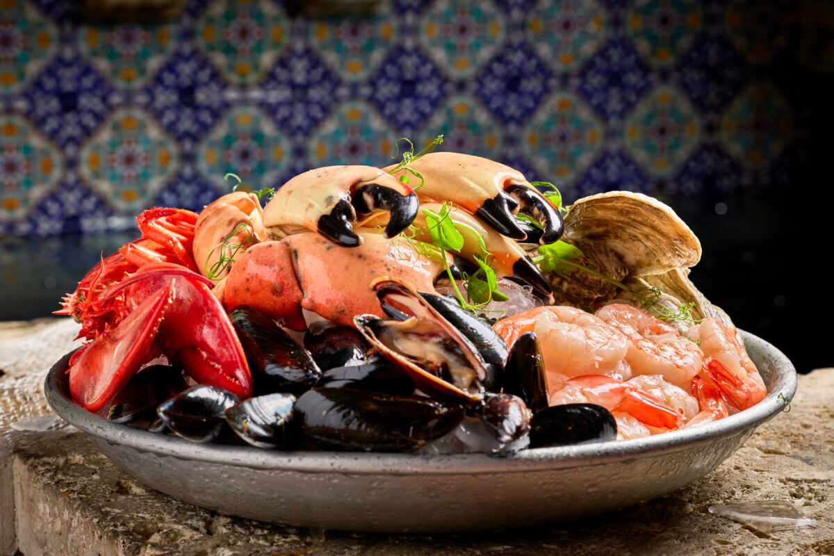 plate of stone crab at Joe’s Stone Crab
