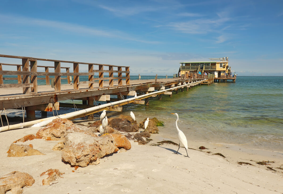 The Rod and Reel restaurant on Anna Maria Island, Florida