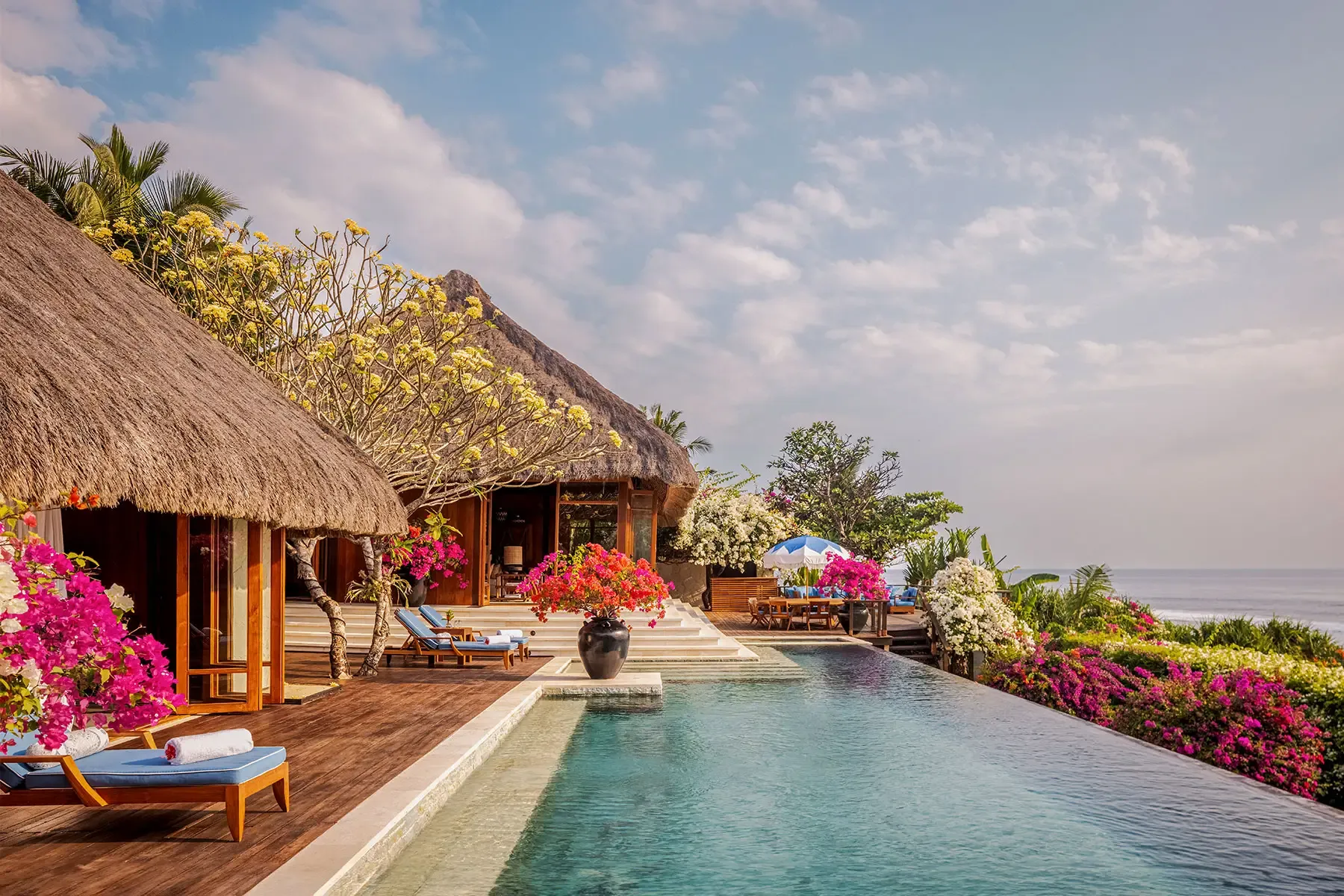 infinity pool at NIHI Sumba