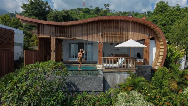 The Angsa Villas: A Cliffside Hideaway on Bali’s Quiet East Coast