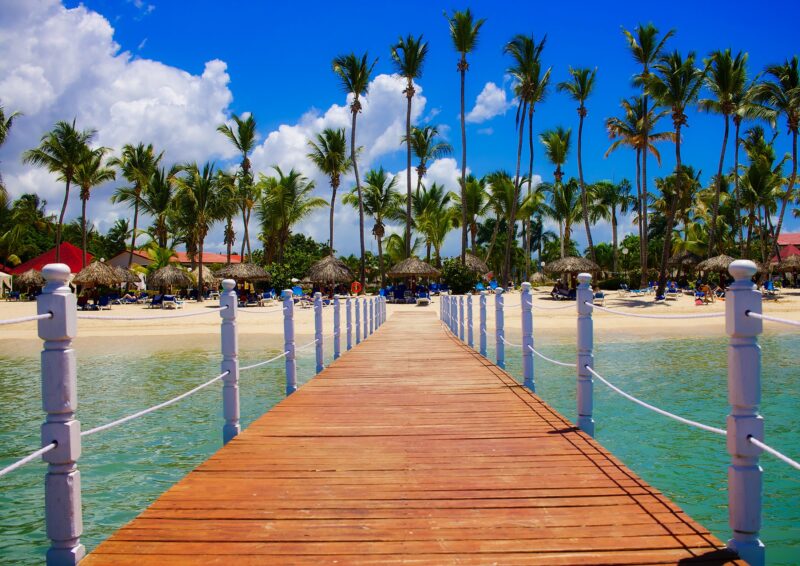 Hotel on beach